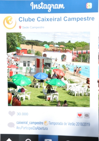 Muitas atrações na abertura da Temporada de Verão do Clube Caixeiral Campestre