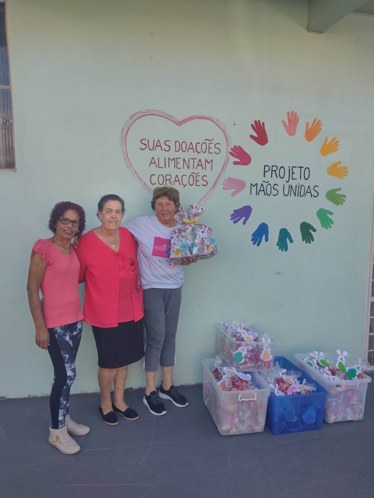 Ação solidária de Páscoa do Clube Caixeiral Campestre
