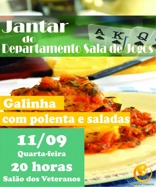 Jantar de confraternização do Dep. Sala de Jogos