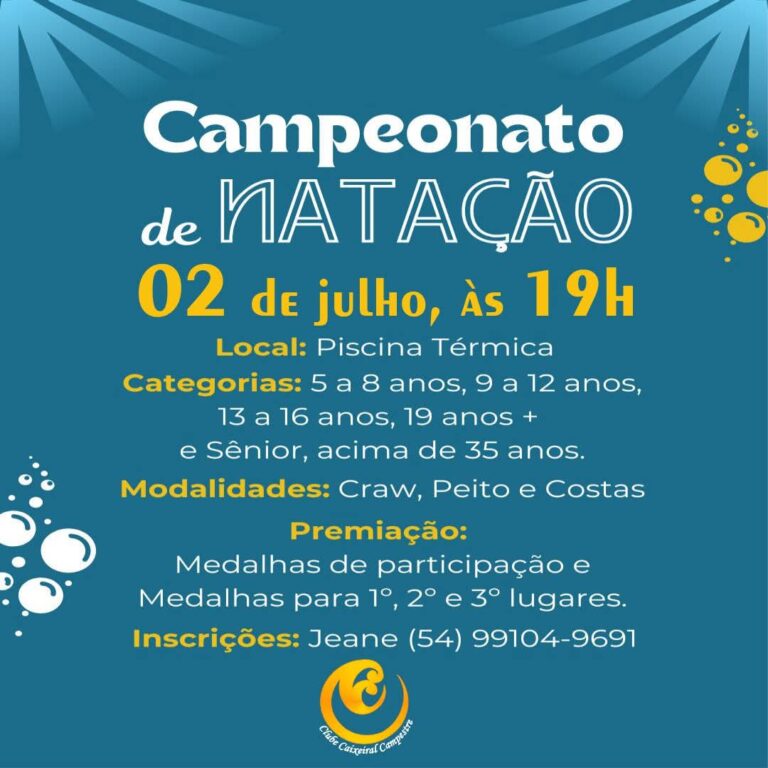 TORNEIO DE NATAÇÃO 2025